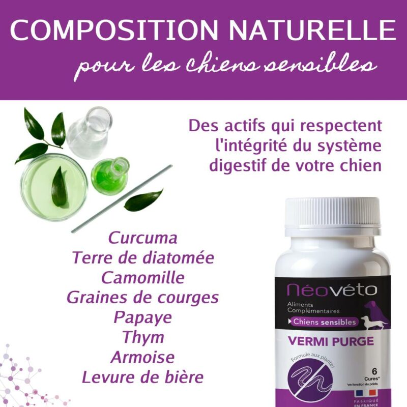 NV12- Vermipurge SENSIBILITE : Vermifuge naturel pour chiens sensibles – Image 4