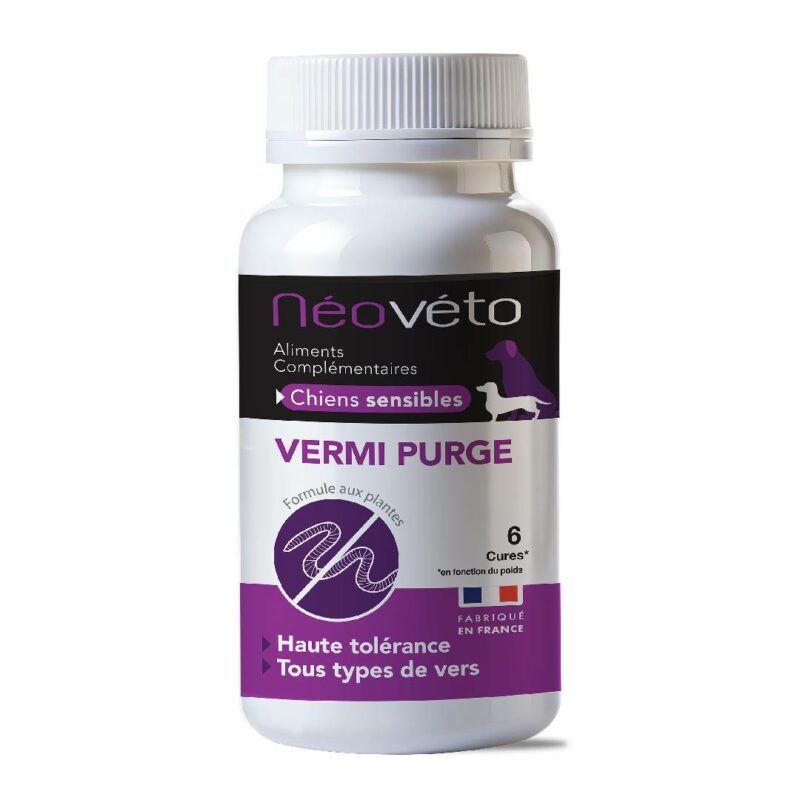 NV12- Vermipurge SENSIBILITE : Vermifuge naturel pour chiens sensibles